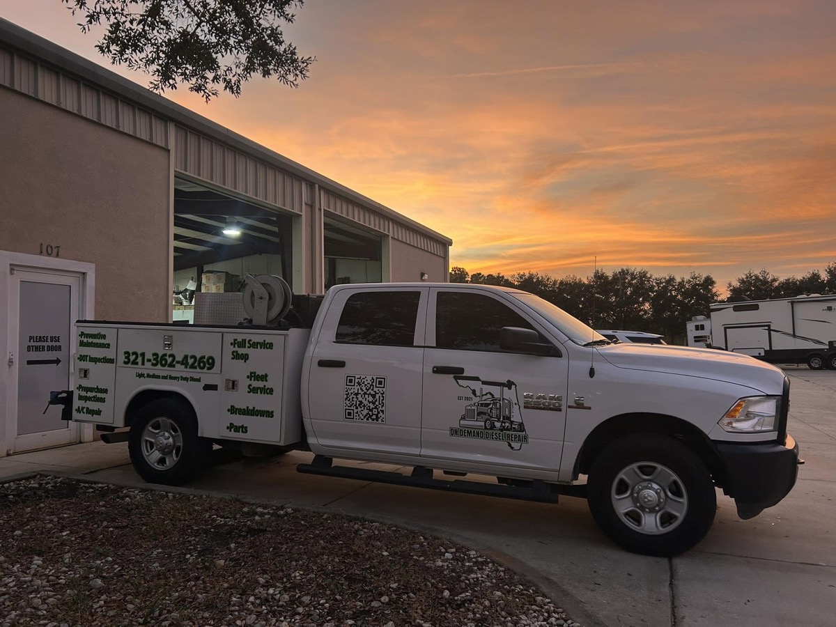 On Demand Diesel Repair shop work